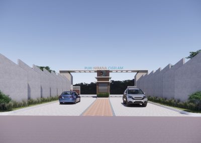 Desain Gerbang Perumahan PNC