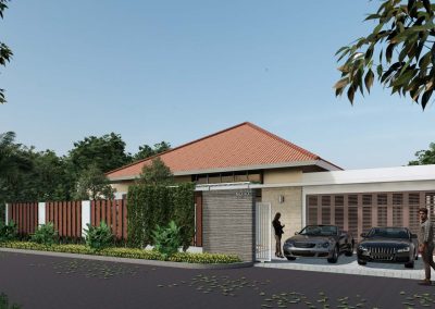 desain rumah mewah 1 lantai