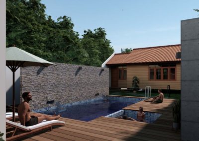 desain rumah mewah 1 lantai