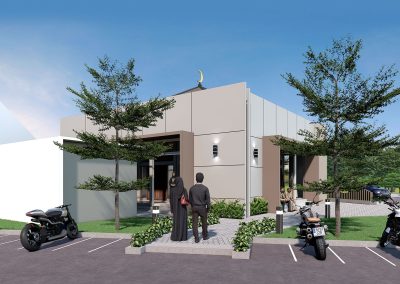desain masjid minimalis modern