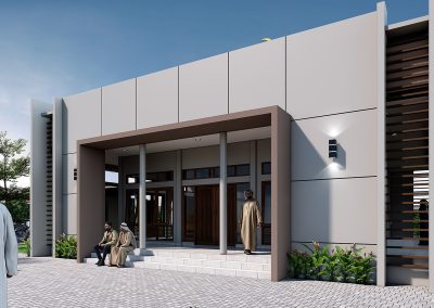 desain masjid minimalis modern