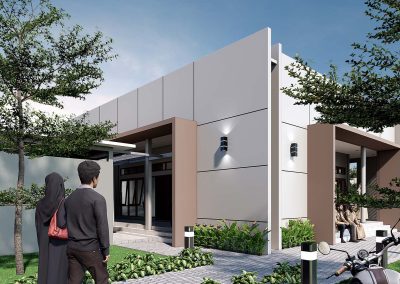 desain masjid minimalis modern